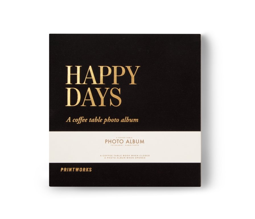 Printworks Fotoalbum - Happy Days S - Zwart
